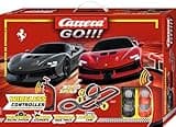 Carrera - 20062578 - Carrera GO!!! Ferrari Supercar Power (Wireless) Rennbahn-Set I Rennbahn mit lizensierten Slotcars | bis zu 2 Spieler | Für Kinder ab 6 Jahren & Erwachsene
