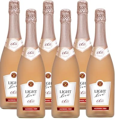LIGHT live alkoholfrei 0,0% Sparkling rose (6 x 0,75 l)