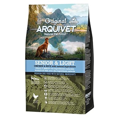 Arquivet Original Senior&Light 3 kg – Futter für ältere Hunde ab 7 Jahren und/oder mit Neigung zu Übergewicht – Huhn und Reis