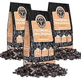 Grill Republic Tischgrill-Kohle 3X 2,5kg / 100% Reine Buchenholzkohle für rauchfreie Tischgrills
