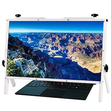 WEREW Laptop-Bildschirmlupe, Desktop-Bildschirmlupe, 55,9 cm (22 Zoll), praktisches, faltbares Projektionsdisplay, kompatibel mit Laptops, iPads, Handys