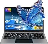 bvate Laptop 14 Zoll Win11 8GB+256GB SSD Unterstützung 1TB Notebook Celeron N4020 (bis 2.8GHz) 1920x1080p WiFi BT4.2 Deutscher Tastaturschutz und kabellose Maus-Grey-1