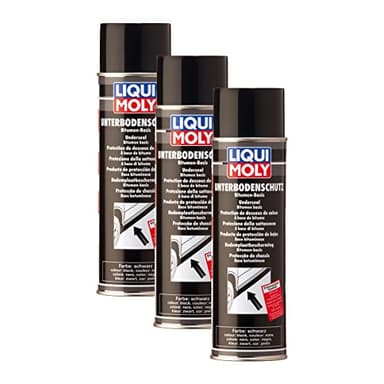 3X LIQUI Moly 6111 Unterbodenschutz Bitumen schwarz Spray Unterboden-Schutz 500m