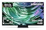 Samsung OLED 4K S90D Fernseher 77 Zoll, Samsung TV mit Neural Quantum 4K AI Gen2 Prozessor, OLED HDR+, 4K AI Upscaling, Smart TV, KI TV, GQ77S90DAEXZG, Deutsches Modell [2024]