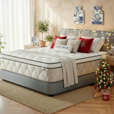 Taschenfederkern Matratze 160x200x26cm, Härtegrad H3, 7-Zonen Federkernmatratze mit Memory Foam, Atmungsaktiv, Druckentlastung, Rückenunterstützung,Für Seitenschläfer Geeignet,100 Nächte Probeschlafen