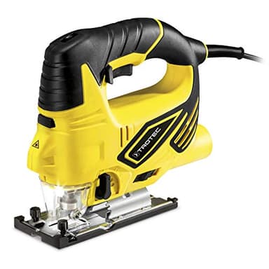 TROTEC PJSS 10-230V Stichsäge | Pendelhubstichsäge | 850 Watt Motor | 3 Pendelhubstufen + Feinschnittstufe | Laser-Führungslicht