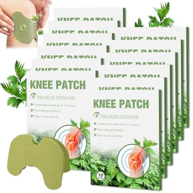 CLIUNT 120 Stück Schmerzlinderung Pflaster Knie, Wärmepflaster, Pain Relief Patch, Schmerzlinderungspflaster, Knie Pflaster für Taille, Knie, Rücken, Nacken, Schultern und Muskelschmerzen