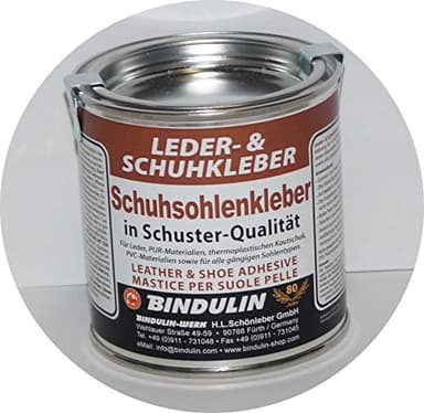 Schuhsohlen + Leder-Kleber 200 g + Einweghandschuhe