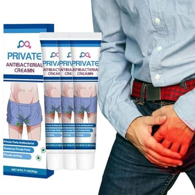 Private Antibakterielle Creme,Herren Intimbereich Lindert Creme,Intimcreme Gegen Juckreiz,Herren Balanitis Juckreiz Creme,Herrencreme Intim Pflegecreme (3PCS)