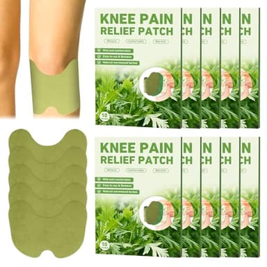 YANGUN Pain Relief Patch, 100 Stück Schmerzpflaster Knie, Kniepflaster Gegen Arthrose, Herbal Knee Patch, Schmerzlinderungspflaster für Knie, Nacken, Schulter, Rücken, Muskelkater