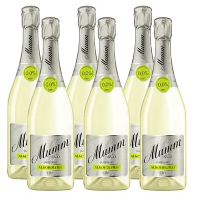 Mumm Dry Alkoholfreier Jahrgangssekt 0,0% vol. (6 x 0,75l)