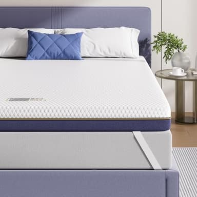 BedStory 10cm Topper 180x200cm, H3&H4 Gel Memory Foam Matratzentopper, Öko-TEX Zertifiziert Gelschaum Matratzentopper, geeignet für diejenigen, die einen härteren Topper bevorzugen