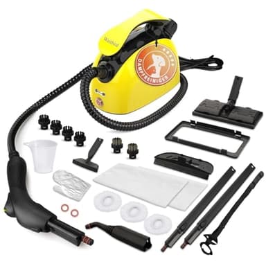 Waitbird Dampfreiniger, komplett mit 21 Zubehörteilen, 248 °F Hochtemperatur, 1,1 l Wassertank, geeignet für die Reinigung von Backöfen, Teppichen, Sofas, Polstern, Spielzeug und glatten Böden.
