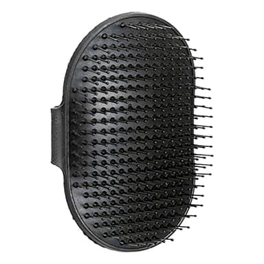 Trixie 2330 Pflegestriegel, Gummi, 8 × 13 cm, Schwarz