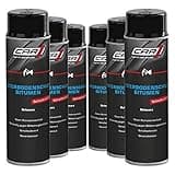 Unterbodenschutz 6 x 500 ml schwarz Bitumen Steinschlagschutz Spray Car1