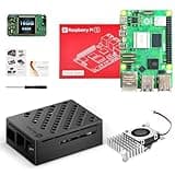 RasTech Raspberry Pi 5 16GB Kit mit Active Cooler, Pi 5 ABS Gehäuse und Schraubendreher und Garantiekarte