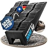 NTG Auffahrkeile (2er Set) – 3-stufige Nivellierung bis 3000 kg pro Set, Anti-Rutsch Struktur ideal für Wohnmobil oder Caravan 560 x 200 x 130 mm, 2,4 kg – Perfekt für jeden Untergrund, Camper & PKW