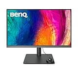 BenQ PD2706U 27 Zoll 4K-Monitor, 90W USB-C, UHD, P3, DisplayHDR 400, IPS, werkseitig kalibriert, Darkroom-Modus, Animationsmodus, CAD/CAM-Modus, KVM