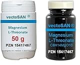 50 g 100% reines vectoSAN Magnesium L-Threonate Pulver, vegan, OHNE Zusätze