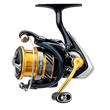 Daiwa REVLT2500 Revros Lt Spinnrollen, 5,3:1 Übersetzung, 101,3 cm Abholrate, 10 kg max. Zugkraft, beidhändig tragbar, schwarz