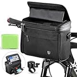 HASAGEI Lenkertasche Fahrrad 4.7L mit Touchscreen Fahrradtasche Handyhalterung Fahrrad wasserdichte für alle Handys