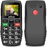artfone C1 Seniorenhandy ohne Vertrag丨Mobiltelefon mit großen Tasten丨GSM Dual SIM Rentner Handy丨die Zeitansagefunktion丨SOS Notruftaste丨1,8 Zoll Farbdisplay丨FM丨1800mAh Akku丨Großtastenhandy - Schwarz