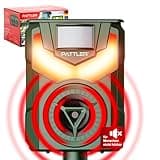PATTLER® Solar Katzenschreck, Marderschreck, Hundeschreck - Bewegungssensor mit 10m Reichweite - Flammenlicht zur Abschreckung - effektiv gegen Katzen, Hunde, Vögel, Marder