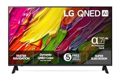 LG TV 43QNED70A6A (2025) 43" QNED 4K UHD