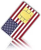 Prepaid Sim-Karte USA - 6GB 4G LTE - Unbegrenzte Nationale Anrufe, Sms & Daten - 30 Tage (Unbegrent Festnetz-Telefonie Deutschland und Die Schweiz & Unbegrentz Mobilfunknet nach Österreich)