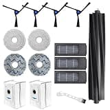 DianSung Ersatz Zubehör-Set für Roborock Ecovacs Deebot X2, X2 Omni, X2 Pro, DEX86 Roboter-Staubsauger, Ersatzteil mit Hauptbürste + 4 Wischtücher +2 Staubbeutel + 4 Seitenbürsten +3 Filter