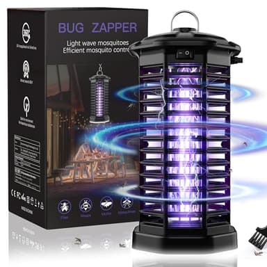 Insektenvernichter elektrisch- Insektenfalle Mückenlampe 15W 4200V Elektrischer Insektenvernichter Ungiftig Geruchsneutral Wirksam zum Reduzieren Fliegender Insekten für Innen Schlafzimmer und Gärten