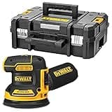 Dewalt 18 Volt Akku-Exzenterschleifer DCW210NT (Schleifpapier-⌀: 125 mm, bürstenloser Motor, Drehzahlregulierung, Staubschutz für Getriebe u. Schalter, Lieferung ohne Akku u. Ladegerät)