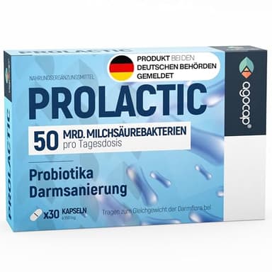 PROBIOTIKA, Darmbakterien probiotika – 50 Mrd. KBE, Ideal bei blähbauch und zur darmkur abnehmen mit Lactobacillus Gasseri, Rhamnosus & Salivarius – unterstützt darmbakterien & darmflora – Lactic Acid