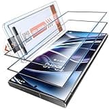 LK für Samsung Galaxy S24 Ultra Panzer Schutz Glas, 2 Stück Vollständige Abdeckung Schutzfolie, Auto-Installation, 0 Staub & Blasen, Kratzfest, HD&Anti-Fingerabdruck für Samsung S24 Ultra Glasfoile