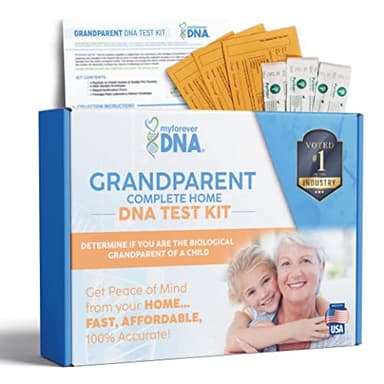 My Forever DNA – GranDParent DNA-Test-Kit ▪ Fortgeschrittene & Genaue – 46 DNA-Marker-Test ▪ Alle Laborgebühren enthalten