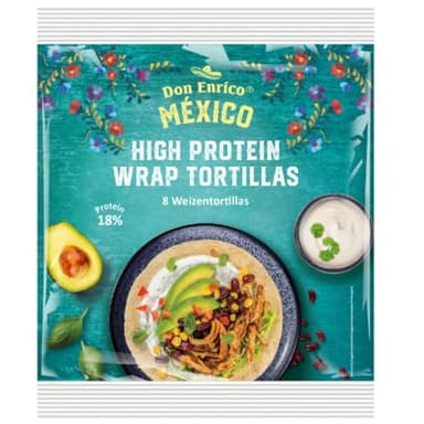 High Protein Wrap Tortillas von Don Enrico, 320g