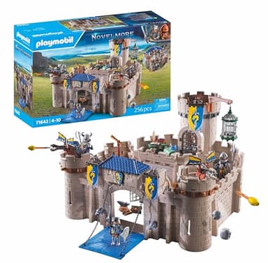 PLAYMOBIL Novelmore 71642 Arwynns Burg, Ritterburg, inklusive DREI Rittern und zahlreichen Accessoires für realistische Gefechte, actionreiches Spielzeug für Kinder ab 4 Jahren