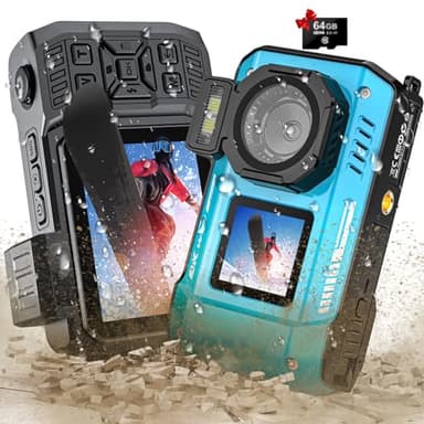Digitalkamera, Yixinxin 8K Unterwasserkamera, 70MP Autofokus 33FT WiFi Digitalkamera wasserdichte mit 64GB Karte, Dual-Screen Selfie 2500mAh Batterie, 16X schwimmfähig Digital für Schnorcheln