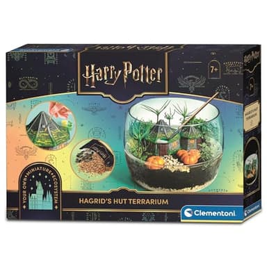Clementoni Harry Potter Terrarium - Set mit Zubehör für EIN Miniatur Ökosystem - Spielzeug zum Aufziehen von Pflanzen - Baukasten für Potterheads ab 7 Jahren, 19248