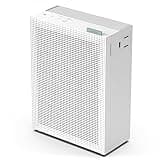 COWAY Luftreiniger Allergiker, Quietmark, 20dB Schlafmodus, Entfernt 99,999% der schädlichen Partikel bis zu 0,01 µm, für Allergie (ECARF Siegel) Staub Pollen - AIRMEGA 150 (Weiß)
