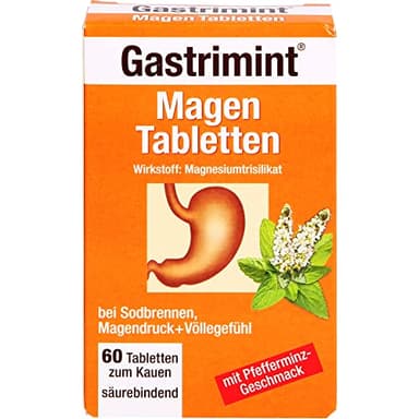 Bad Heilbrunner Gastrimint Magentabletten 60St. - Bei Übersäuerung des Magens