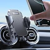 andobil Handyhalterung Auto Runde Lüftung [ 2.0 Entwurf Upgrade für Mercedes ] Handyhalterung Auto [ 2025 Neues Metall-Lüftungsclip ] für Mercedes-Benz A/B/C/E/S,Benz Zubehör Mini Cooper etc