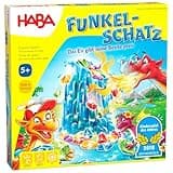Haba Funkelschatz Brettspiel, Kinderspiel des Jahres 2018, Mitbringspiel für 2-4 Spieler ab 5 Jahren