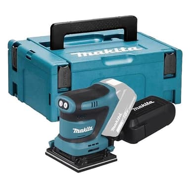 Makita DBO480ZJ Schwingschleifer 18 V LXT 112 x 102 mm (nur Produkt) aus Makpac
