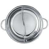 27 29 31 Cm Edelstahl-Hot Pot, Zwei Geschmacksrichtungen Trennender Induktionsherd Verwendbar (30cm)