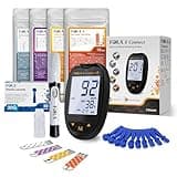 FORA 6 Connect | All-in-One Gesundheits Messgerät für die Familie | Blutzucker, Keton, Cholesterin, Harnsäure, Hämoglobin, Hämatokrit Test | Bluetooth E-Tagebuch | Familienpflege | Lavendel Lila