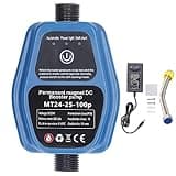 Wasserdruck -Booster -Pumpe 100W 24 V 25 L IP56 Intelligente Erfassungsautomatische Duschschuhepumpe MT24 25 100p für Haushaltswasserversorgungssysteme, Gärten (EU-Stecker)