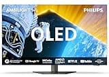 Philips Ambilight 48OLED809 4K OLED Smart TV - 48-Zoll Display mit P5 AI Perfect Picture, Ultra HD Google TV, Dolby Vision und Dolby Atmos Sound - Funktioniert mit Alexa und Google Sprachassistent