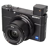 Sony RX100 III | Premium-Kompaktkamera (1,0-Typ-Sensor, 24-70 mm F1.8-2.8 Zeiss-Objektiv und neigbares Display für Vlogging)