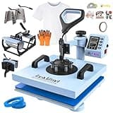 Lya Vinyl 38.1cm x 38.1cm Transferpresse Hitzepresse Maschine - 7 in 1 mit Swing-Away-Funktion. Geeignet für Sublimation, T-Shirts, Hüte, Kappen, Becher und Teller.